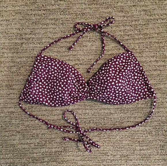 Victoria's Secret Purple Cloud Criss Cross Swim Top main image 0